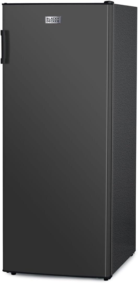 imageBLACKDECKER 14 Cu Ft Convertible Freezer Refrigerator Upright Freezer with Glass Shelves ENERGY STAR rated Frost Free BUC1400XB BlackBlack