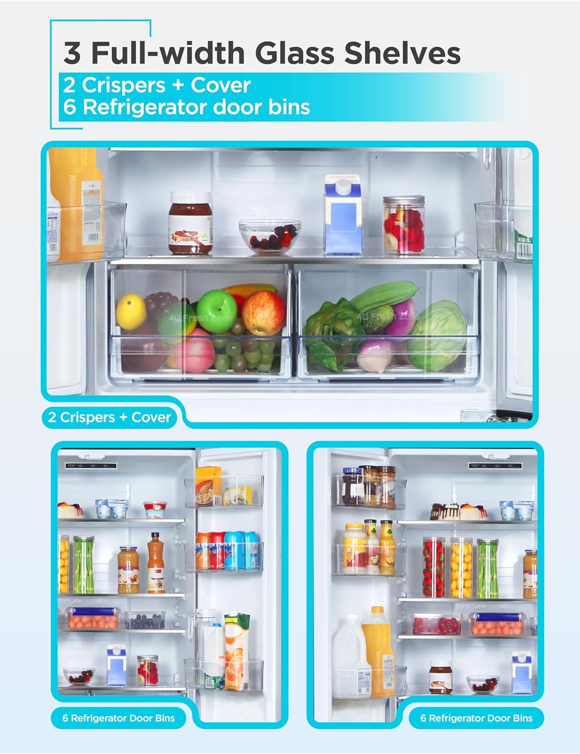 imageBLACKDECKER 14 Cu Ft Convertible Freezer Refrigerator Upright Freezer with Glass Shelves ENERGY STAR rated Frost Free BUC1400XB BlackBlack