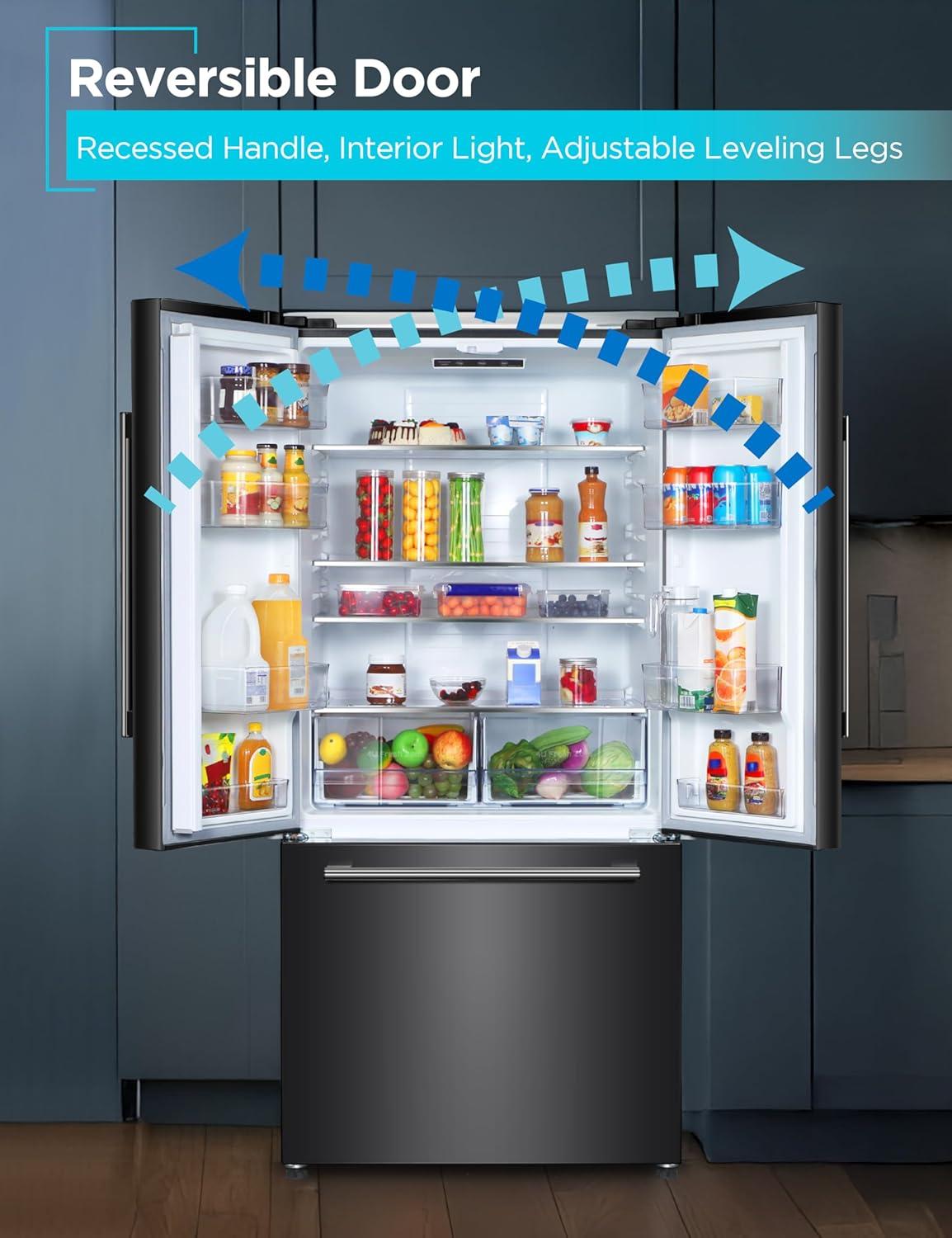 imageBLACKDECKER 14 Cu Ft Convertible Freezer Refrigerator Upright Freezer with Glass Shelves ENERGY STAR rated Frost Free BUC1400XB BlackBlack