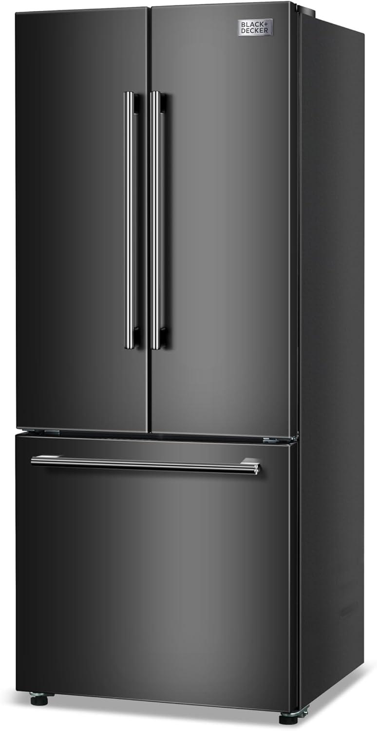 imageBLACKDECKER 14 Cu Ft Convertible Freezer Refrigerator Upright Freezer with Glass Shelves ENERGY STAR rated Frost Free BUC1400XB BlackBlack