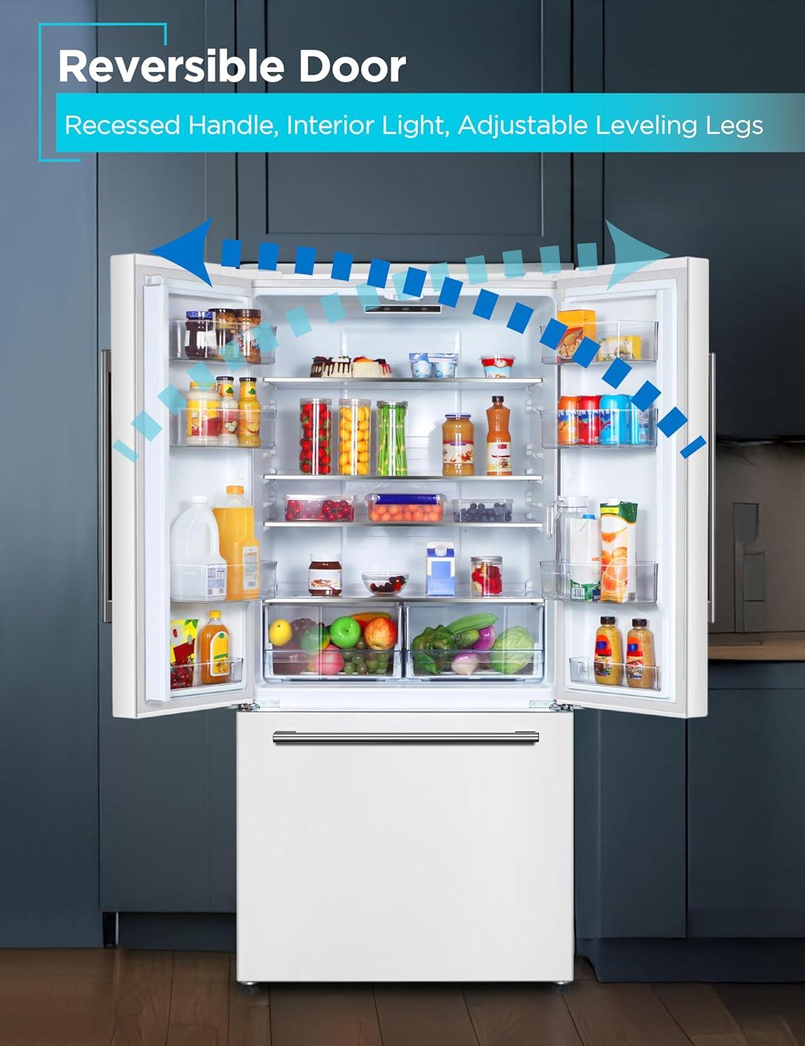 imageBLACKDECKER 14 Cu Ft Convertible Freezer Refrigerator Upright Freezer with Glass Shelves ENERGY STAR rated Frost Free BUC1400XB BlackWhite