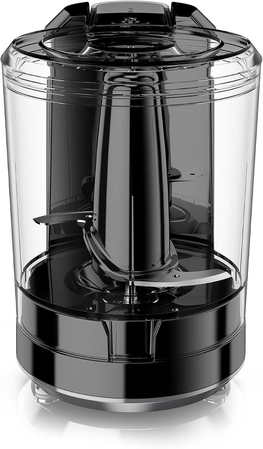 imageBLACKDECKER 15Cup Electric Food Chopper One Touch Pulse 150W Motor StaySharp Blade Dishwasher Safe3 cup capacity Pack of 2