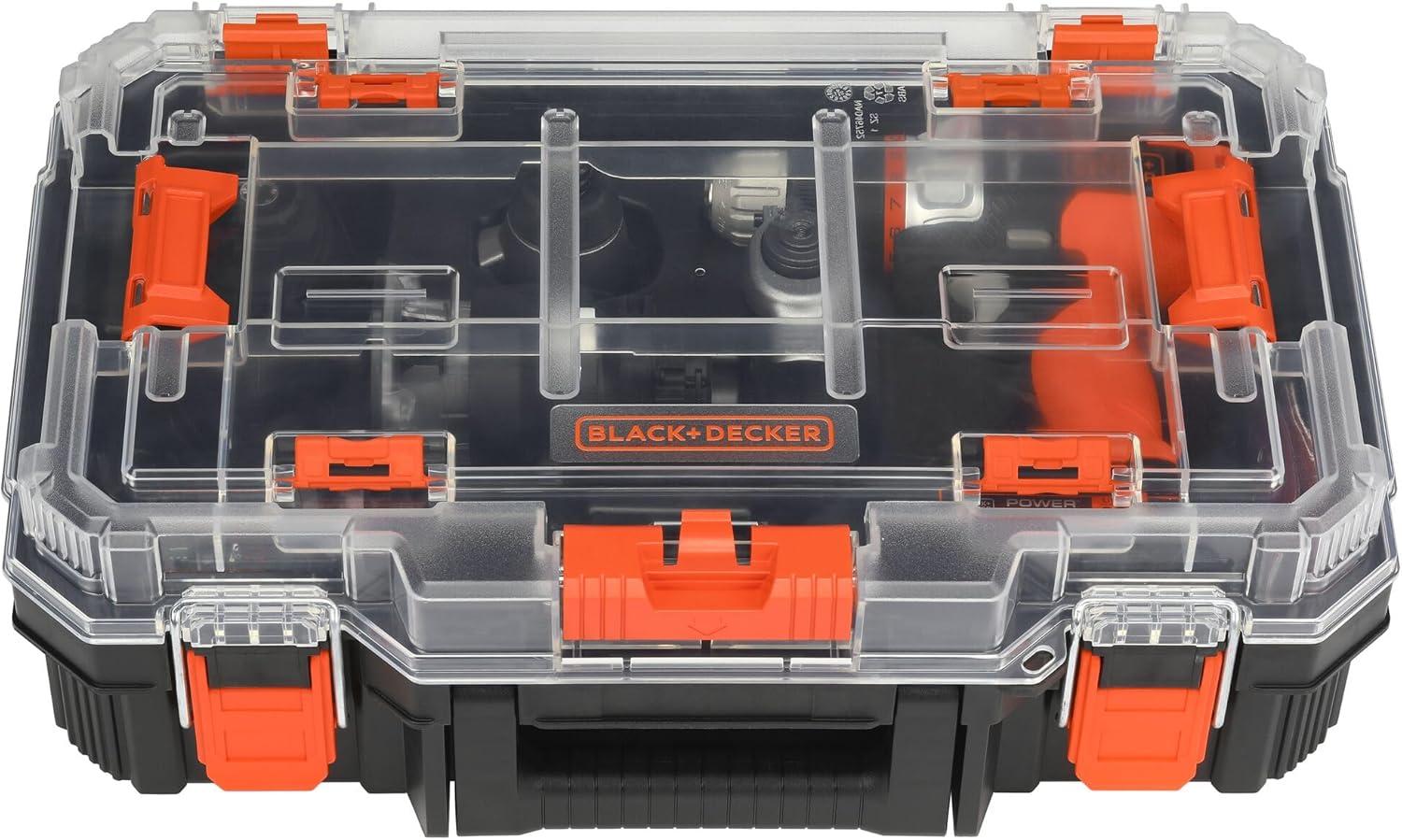 imageBLACKDECKER 20V MAX MATRIX Drill Power Tool Combo Kit 6Tool Set Cordless Tool Set BDCDMT1206KITC6Tool Combo Kit