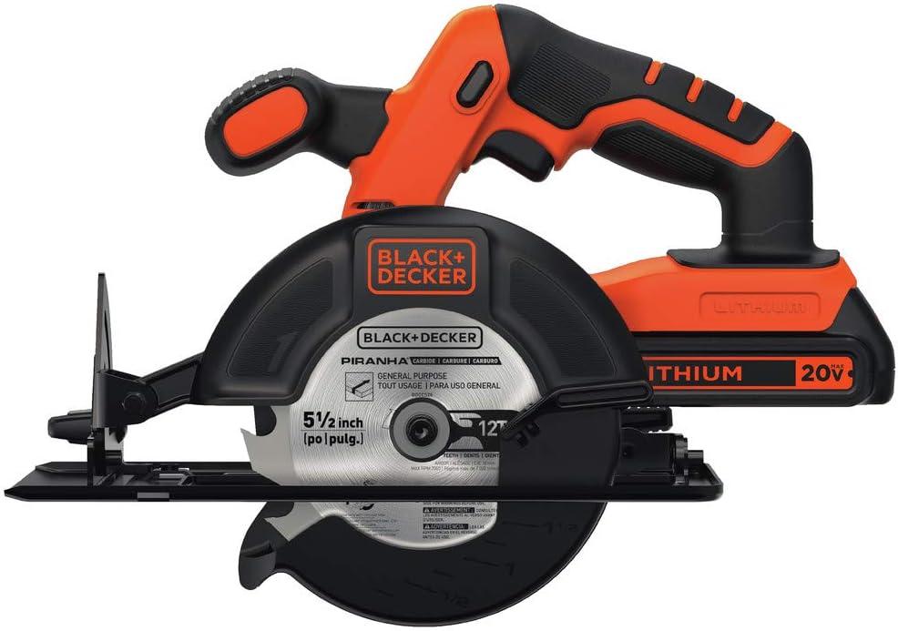 imageBLACKDECKER 20V MAX Power Tool Combo Kit 4Tool Cordless Power Tool Set with 2 Batteries and Charger BD4KITCDCRL20V 4Tool Kit