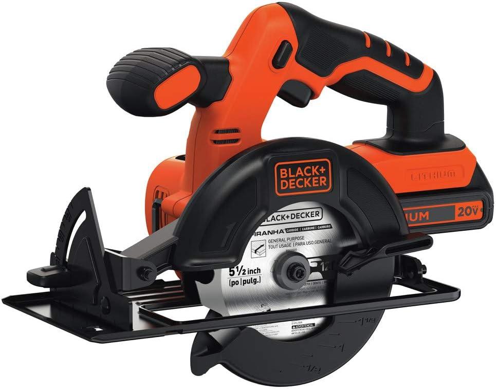 imageBLACKDECKER 20V MAX Power Tool Combo Kit 4Tool Cordless Power Tool Set with 2 Batteries and Charger BD4KITCDCRL20V 4Tool Kit