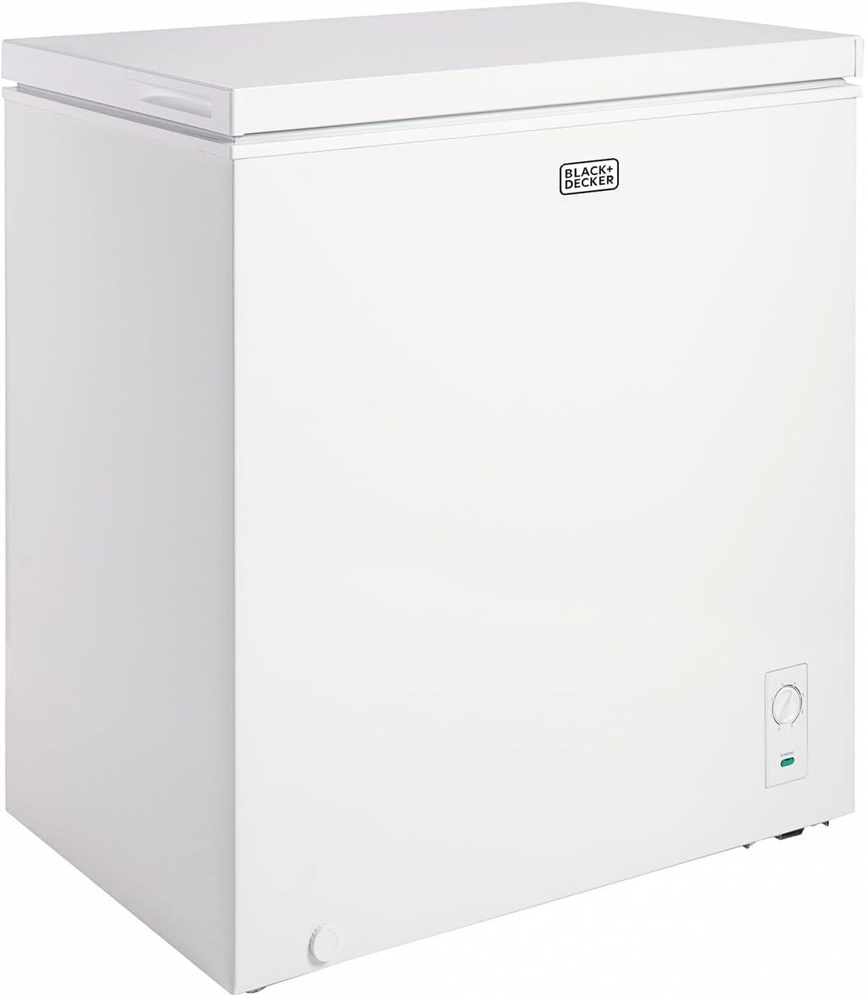 imageBLACKDECKER 50 Cu Ft Chest Freezer Holds up to 175 Lbs of Frozen Food with Organizer Basket51 Cu Ft