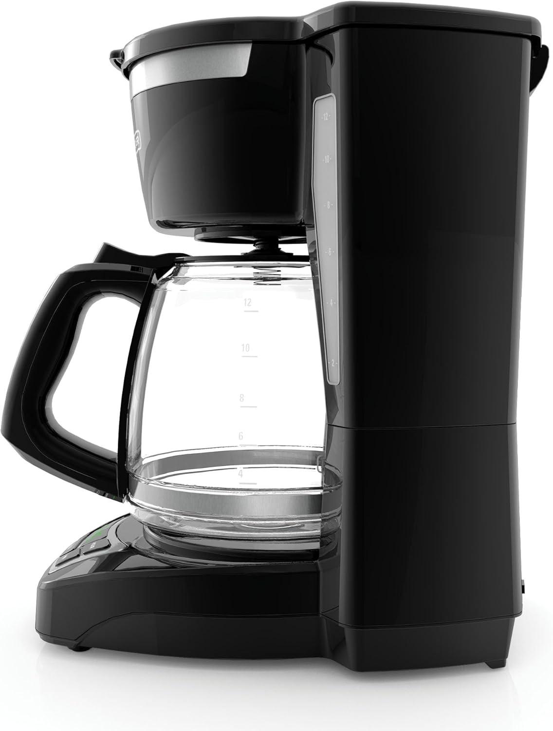imageBLACKDECKER CM1160W1 CM1160W 12Cup Programmable Coffeemaker WhiteStainless SteelBlack