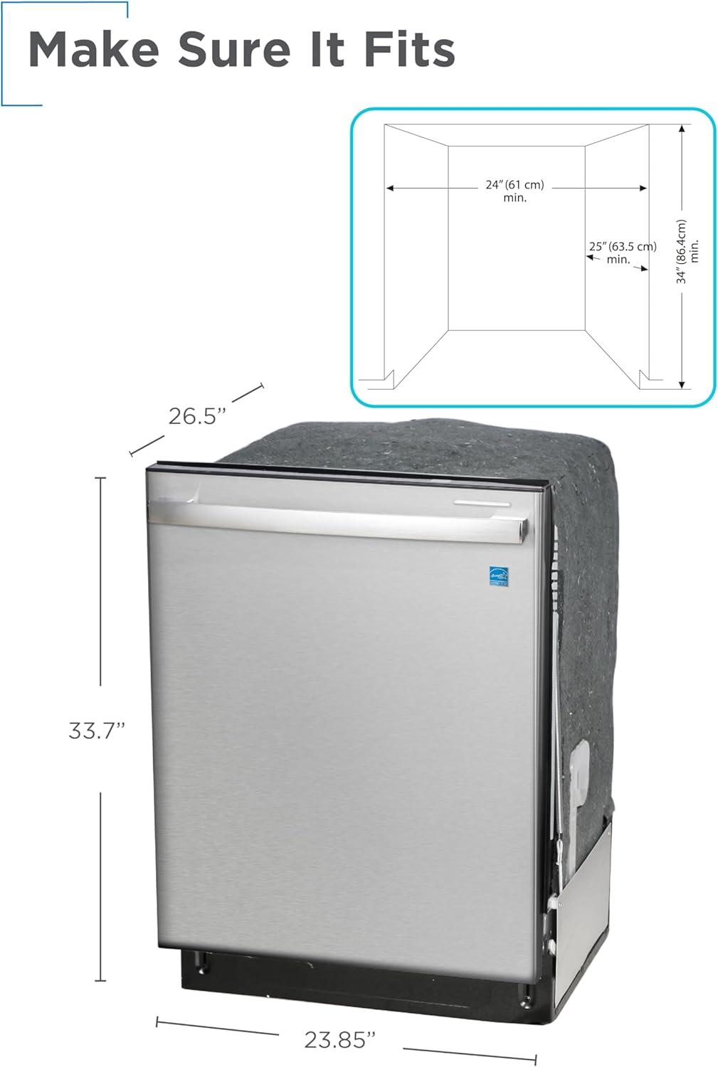 imageBLACKDECKER Countertop Dishwasher Counter Dishwasher with 6 Wash Programs 6Place Setting Capacity Stainless Steel Interior ENERGY STAR Certified BCD6SD WhiteStainless 300HS