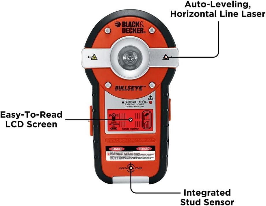 imageBLACKDECKER Line Laser Autoleveling with Stud Finder BDL190SLine Laser Only