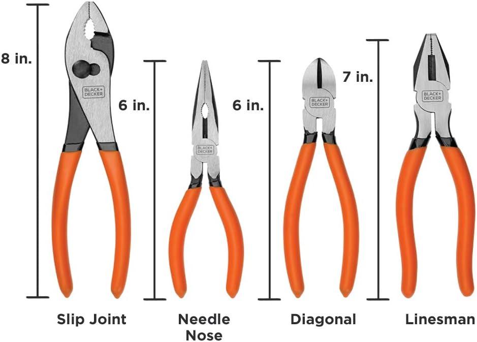 imageBLACKDECKER Plier Set 4Piece BDHT84002