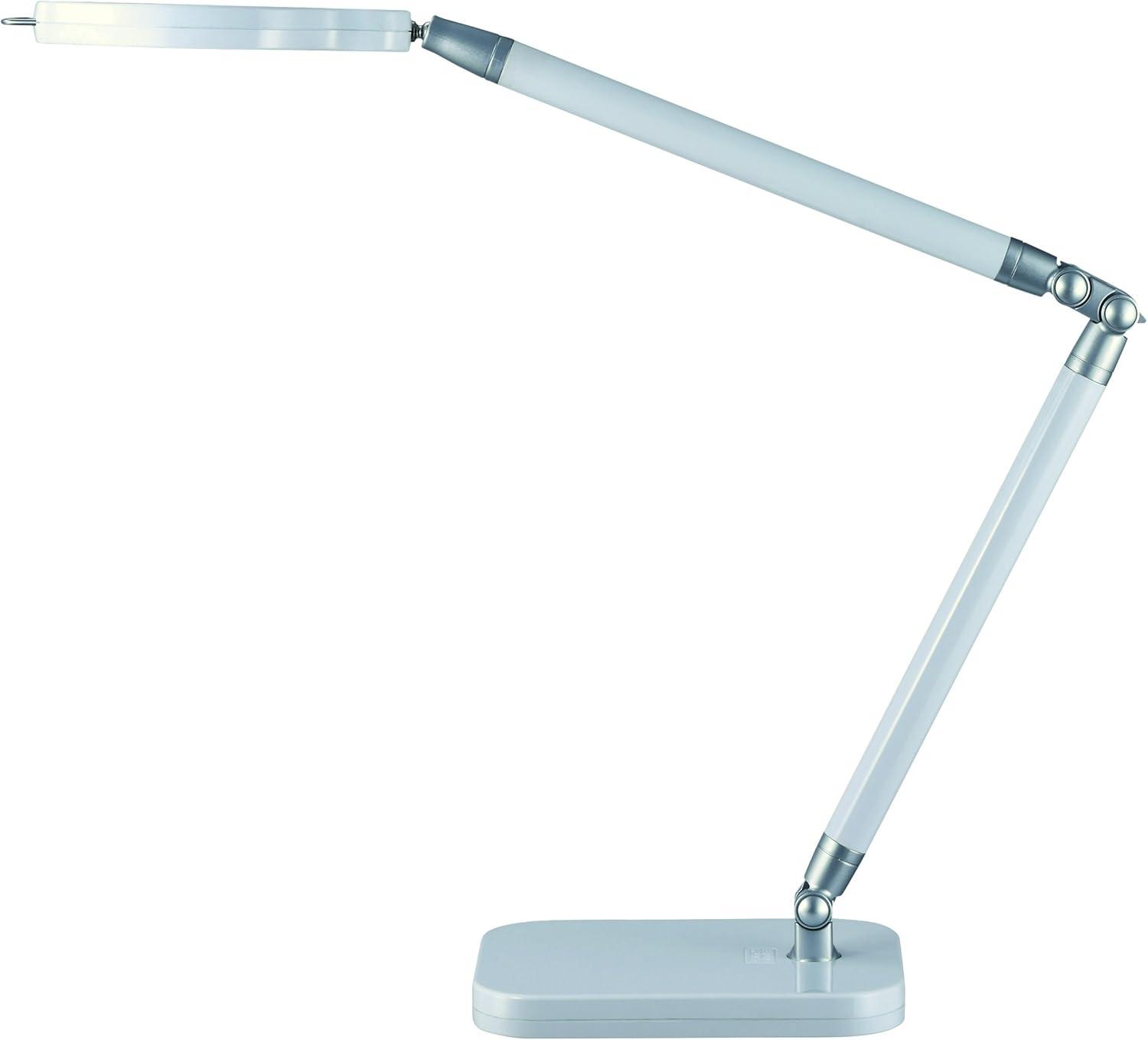 imageBLACKDECKER PureOptics Summit Zoom Magnifier 10W FlickerFree Natural Daylight LED Desk Lamp 5Diopter Lens USB Port 6 Dimming Levels 416 Lumens White LED10ARCMAGWHT