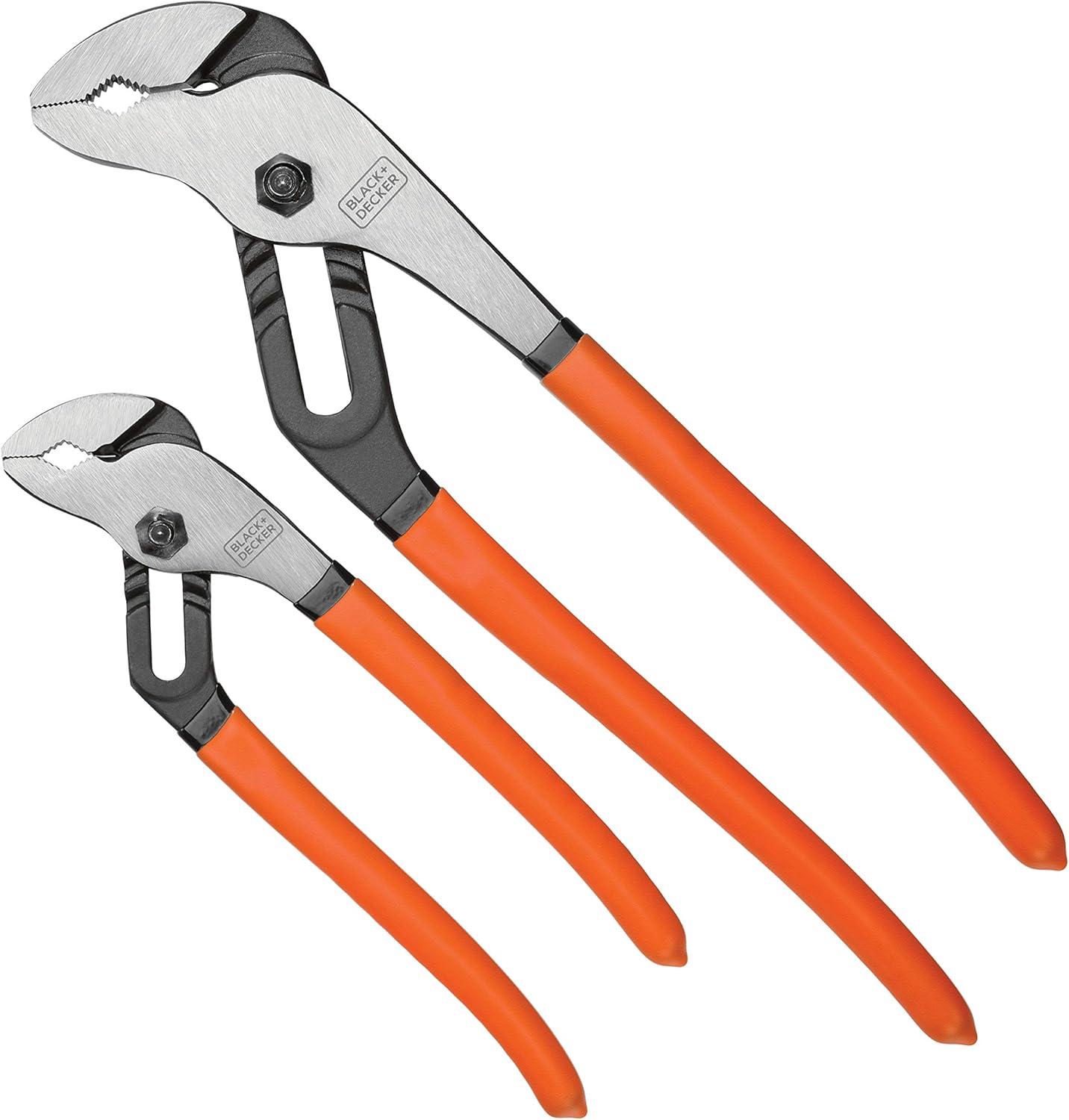 imageBLACKDECKER Slip Joint Pliers 2 Pack BDHT840012 Count Pack of 8