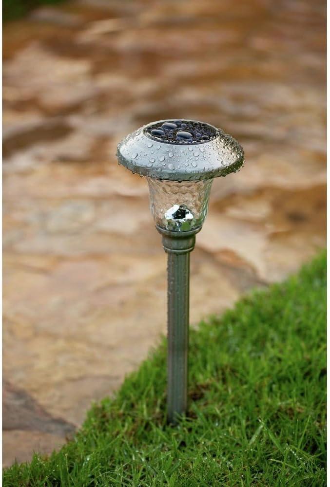 imageBLACKDECKER SolarPowered Outdoor Disk Light 8 Pack BDSLDK8PPath Light 8 Pack