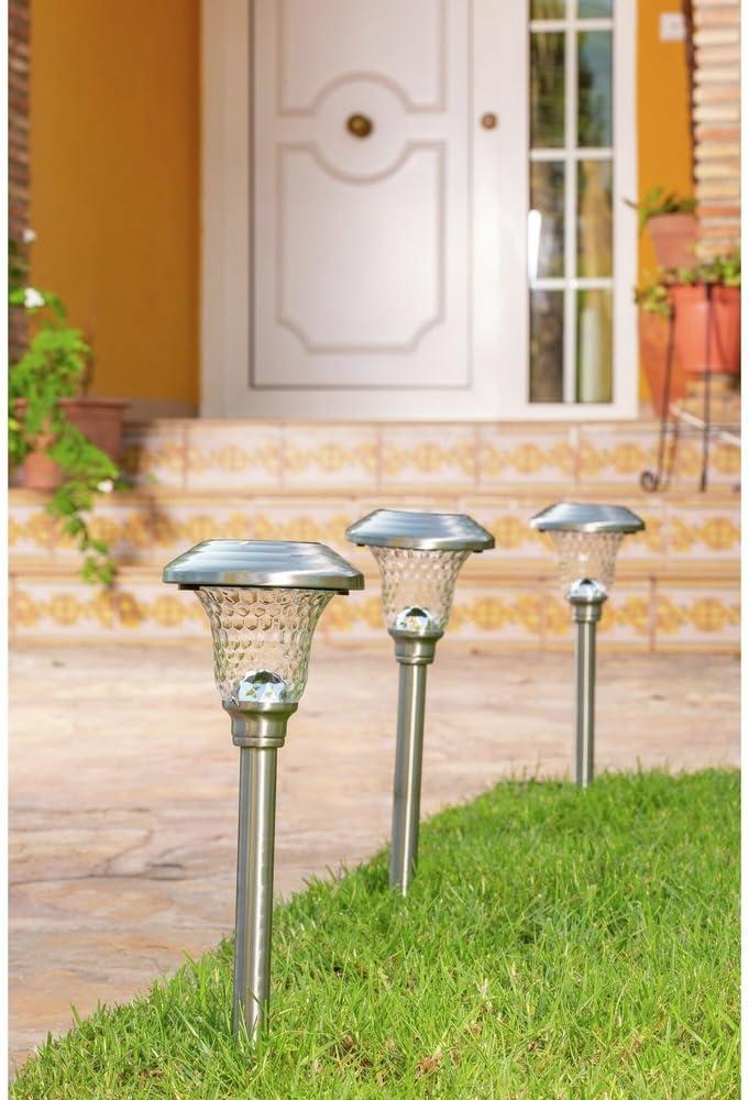 imageBLACKDECKER SolarPowered Outdoor Disk Light 8 Pack BDSLDK8PPath Light 8 Pack