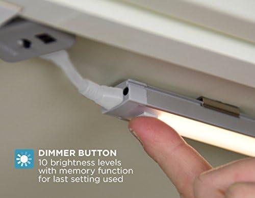 imagePureOptics LED Dimmable Linkable LED Shop Light with Motion Sensor and Magnetic Option 105W 780 Lumens 4000K 18 Cool White LEDUC181CKCool White