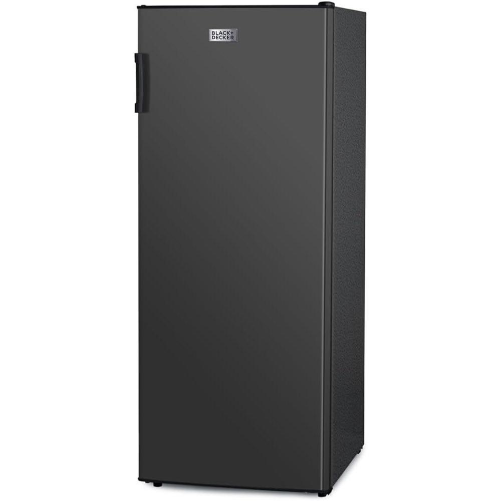 imageBLACKDECKER 14 Cu Ft Convertible Freezer Refrigerator Upright Freezer with Glass Shelves ENERGY STAR rated Frost Free BUC1400XB BlackBlack