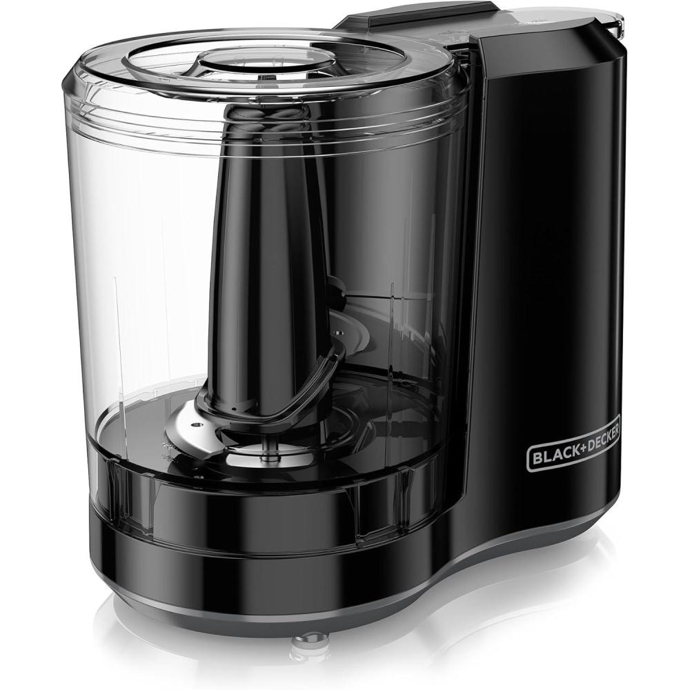 imageBLACKDECKER 15Cup Electric Food Chopper One Touch Pulse 150W Motor StaySharp Blade Dishwasher Safe3 Cup Capacity