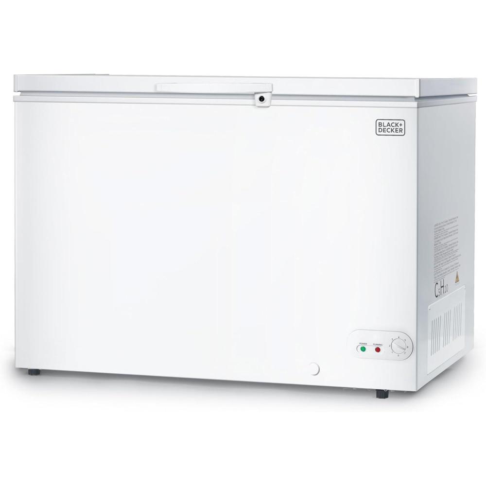 imageBLACKDECKER 50 Cu Ft Chest Freezer Holds up to 175 Lbs of Frozen Food with Organizer Basket10 Cu Ft
