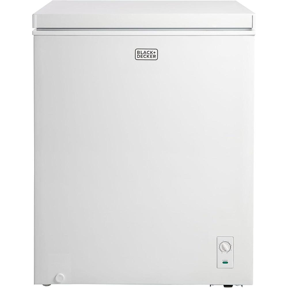 imageBLACKDECKER 50 Cu Ft Chest Freezer Holds up to 175 Lbs of Frozen Food with Organizer Basket51 Cu Ft