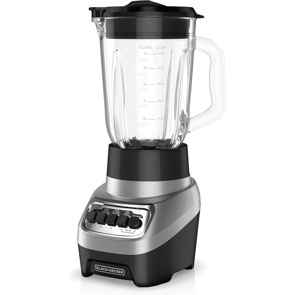 imageBLACKDECKER PowerCrush Digital Blender with Quiet Technology Stainless Steel BL1300DGPCountertop Blenders