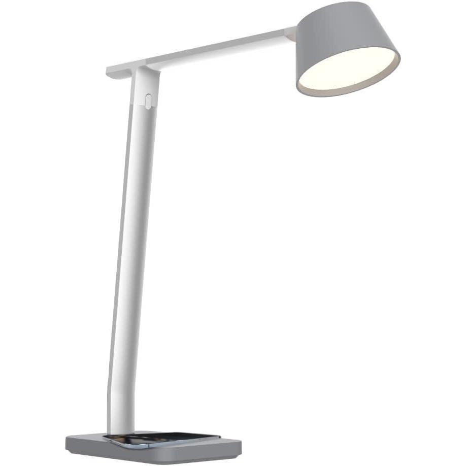 imageBlackDecker Verve Designer Desk Lamp with Qi Wireless Charger True White LED 16M RGB ColorsSilver