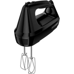 6-Speed Easy Storage Hand Mixer with 5 Attachments & Storage Case, Black(Basic)