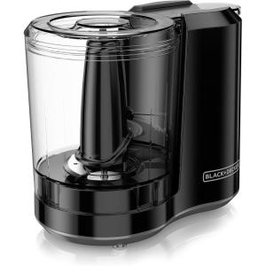 BLACK+DECKER 1.5-Cup Electric Food Chopper, One Touch Pulse, 150W Motor, Stay-Sharp Blade, Dishwasher Safe(3 Cup Capacity)