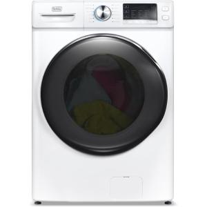 BLACK+DECKER 3.0 Cu. Ft. Portable Washer, 26.5 lb. Capacity Washing Machine, 6 Cycles, Quick Connect Sink Adapter and Drain Hose Included, Transparent Lid & LED Display, BPW30MW, White(4.5 Cu. Ft.)