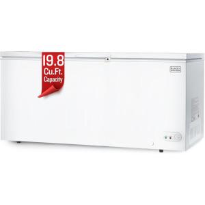 BLACK+DECKER 5.0 Cu. Ft. Chest Freezer, Holds up to 175 Lbs. of Frozen Food with Organizer Basket(19.8 Cu.Ft)