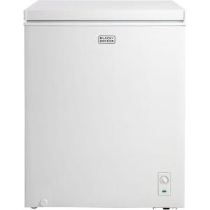 BLACK+DECKER 5.0 Cu. Ft. Chest Freezer, Holds up to 175 Lbs. of Frozen Food with Organizer Basket(5.1 Cu. Ft.)