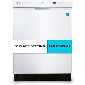 BLACK+DECKER Countertop Dishwasher, Counter Dishwasher with 6 Wash Programs, 6-Place Setting Capacity, Stainless Steel Interior, ENERGY STAR Certified, BCD6SD, White(White – 200MW)