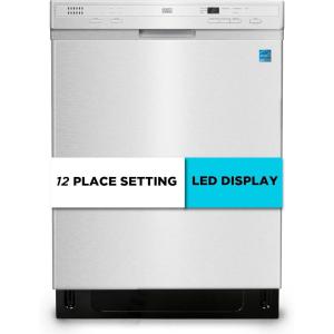 BLACK+DECKER Countertop Dishwasher, Counter Dishwasher with 6 Wash Programs, 6-Place Setting Capacity, Stainless Steel Interior, ENERGY STAR Certified, BCD6SD, White(Stainless – 200MS)