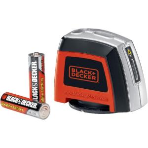 BLACK+DECKER Laser Level, Self-Leveling, 360 Degree Wall Attachment, AA Batteries Included (BDL220S), 7.25 x 7 x 2.5 inches