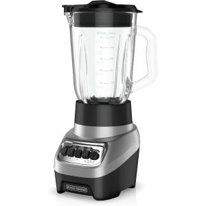 BLACK+DECKER PowerCrush Digital Blender with Quiet Technology, Stainless Steel, BL1300DG-P(Countertop Blenders)