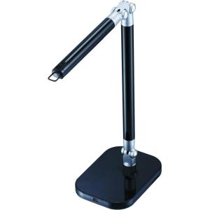 Black and Decker Office LED7BAR-BLK PureOptics™ Exalt™ Bar 5W Flicker-Free Natural Daylight LED Desk Lamp with USB Charging Port, 4 Dimming Levels (306 Lumens), 19″ x 13.5″ x 6″, Black/Gray(Black/Gray)