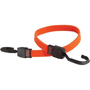 Black+Decker BDX1011 Black/Orange 36″ Flat Bungee Cord Straps, 2 Pack(24 inch)