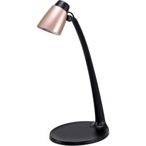 PureOptics LED Modern LED Desk Lamp, 3.5W, Rose Gold (VLED1814-BD)
