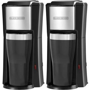 Single Serve Coffeemaker, Black(One Size (Pack of 2))