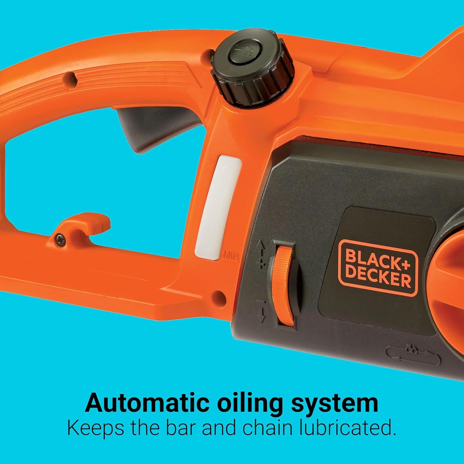imageBLACKDECKER 12 Amp 16 in Electric Chainsaw CS1216Electric Chainsaw