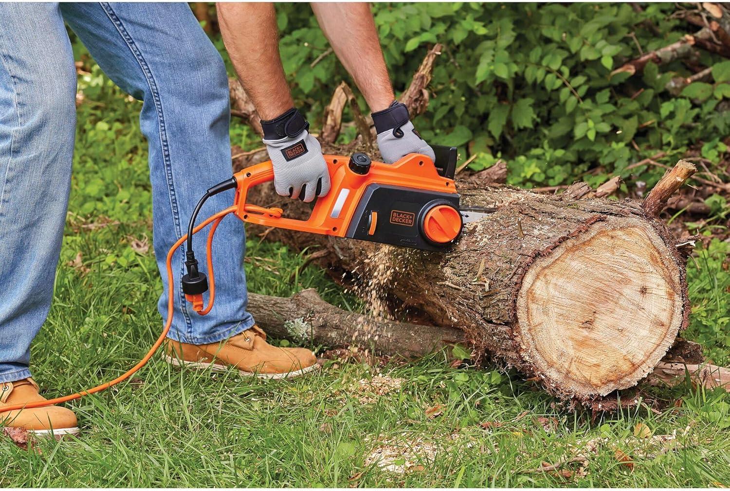 imageBLACKDECKER 12 Amp 16 in Electric Chainsaw CS1216Electric Chainsaw