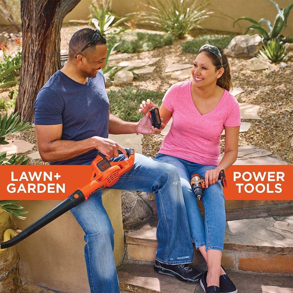 imageBLACKDECKER 20V MAX Battery 15Ah Lithium Ion Battery Extended Runtime Compatible with Tools Outdoor Equipment and 20V Vacuums LBXR20One Size