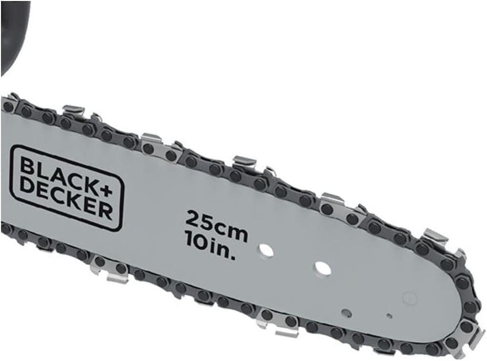 imageBLACKDECKER 20V MAX Chain Saw Cordless Chainsaw 10Inch Battery Chainsaw Tool Only for Wood Cutting and Tree Pruning Includes Guide Bar Scabbard LCS1020B20V Chainsaw Tool Only