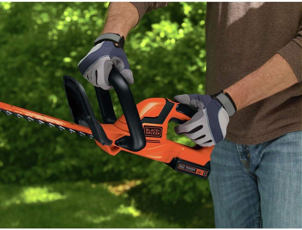 imageBLACKDECKER 20V MAX Cordless Hedge Trimmer 22Inch Tool Only LHT2220B