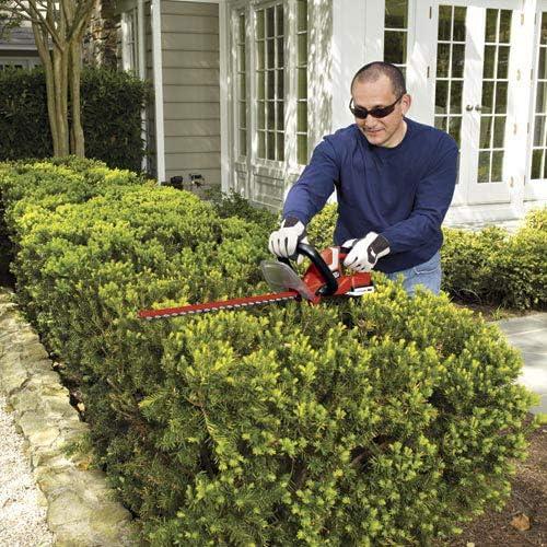 imageBLACKDECKER 20V MAX Cordless Hedge Trimmer 22Inch Tool Only LHT2220B