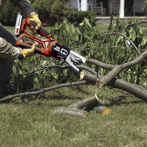 imageBLACKDECKER 20V MAX Garden Loppers Cordless Chainsaw Loppers for Tree Trimming Heavy Duty LLP12020V Lopper Tool Only