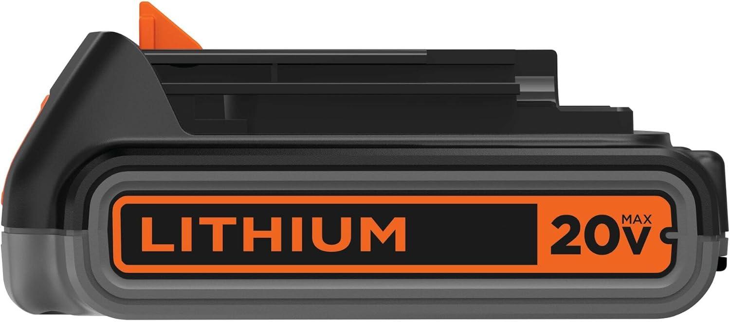 imageBLACKDECKER 20V MAX Lithium Battery POWERCONNECT 20Ah Cordless Tool Battery Packs Lightweight Power Tool Battery Charger Sold Separately LBXR2020OPELithium Ion Battery