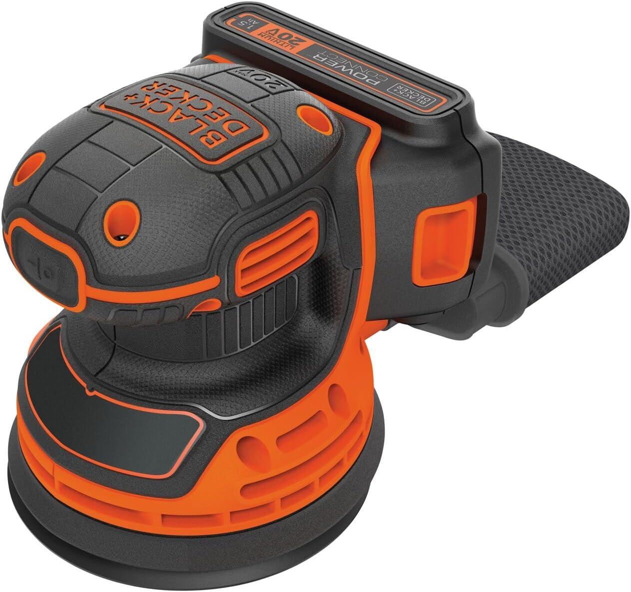 imageBLACKDECKER 20V MAX Orbital Sander Cordless 12000 OPM 2 Sandpaper Sheets Battery and Charger Included BDCRO20COrbit Sander kit