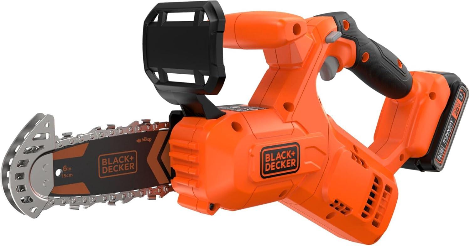 imageBLACKDECKER 20V MAX Pruning Chainsaw Kit Battery and Charger Included BCCS320C1