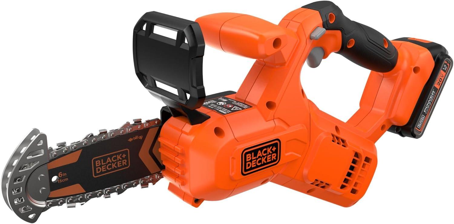 imageBLACKDECKER 20V MAX Pruning Chainsaw Kit Battery and Charger Included BCCS320C1
