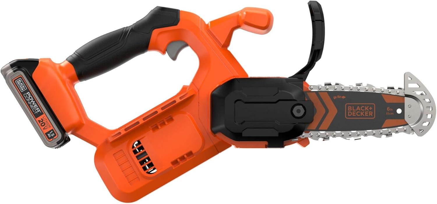 imageBLACKDECKER 20V MAX Pruning Chainsaw Kit Battery and Charger Included BCCS320C1